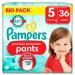Pampers Premium Protection Pants Size 5 36 Nappies 12 kg - 17 kg (Old Version)