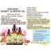 Botanical Beauty Organic SWEET ALMOND OIL 100% Pure Natural Virgin Unrefined Undiluted Cold Pressed Carrier Oil for Face Skin Body Hair Massage Nails. 4 Fl. oz - 120 ml - Buy Online on GoSupps.com