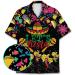 PIGO American Bigfoot Hawaiian Shirt for Men - Funny Sasquatch Button Down Short Sleeve Shirt - X-Large - Buy Online on GoSupps.com