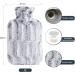 Samply 2L Hot Water Bottle with Furry Navy Blue Cover - Warmth & Comfort for All Seasons - Buy Online on GoSupps.com