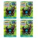 Giant Gummy 100g x Pack of 4 - Spider - Flavour - Bubblegum - A Delicious treat For Gummy Fans - Jelly Novelty Sweets Gummies Flavoured