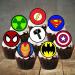 24 PRECUT Superhero Cupcake Toppers Spiderman Cake Decorations Spiderman Cake Topper Edible Superhero Party Decorations Comic Book Edible Cake Topper Avengers Cupcake Toppers