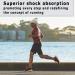 Unisex Running Insoles for Men & Women | Comfort Energy Arch Support & Shock Absorption | Plus Size Black/Green Inserts - Buy Online on GoSupps.com