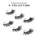 i-ENVY V-Shaped Volume Strip Lashes - Dramatic Soft Reusable Cat Eye Fluffy Falsies (01) - Trendy Spiky Extensions for Stunning Looks - Buy Online on GoSupps.com