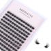 Cluster Lashes Extensions 144Pcs Individual Cluster Lashes D Curl 10mm Wide Stem Cluster Eyelashes Soft Natural False Eyelashes Cluster DIY Eyelash Extension At Home (10mm 10mm 144P D Curl) 1 count (Pack of 1) 10mm 144P D Curl