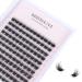 Cluster Lashes Extensions 144Pcs Individual Cluster Lashes D Curl 11mm Wide Stem Cluster Eyelashes Soft Natural False Eyelashes Cluster DIY Eyelash Extension At Home (11mm 11mm 144P D Curl) 1 count (Pack of 1) 11mm 144P D Curl