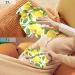 Watercolor Lemon Leaves Heat Bottle | 2L Hot Water Bottle for Pain Relief | Ideal for Neck & Shoulder Relief - Buy Online on GoSupps.com