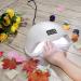 Professional 48W UV LED Nail Dryer Lamp - Portable Nail Art Hardening with LCD Display - Sun5 White Light for Gel Nails - International Shipping Available - Buy Online on GoSupps.com