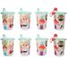 CoComelon Toddler Sippy Cups 10oz - 8 Pack with Lid and Travel Cap - Buy Online on GoSupps.com