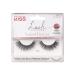 KISS Lash Couture Naked Drama Collection 1 Pair of False Lashes Tulle Full and Fluffy Faux Mink Fake Eyelashes with Cushion Flexi Band includes Lash Glue