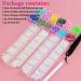 Flat Back Pearls Kit - 3800 Pcs, 3 Boxes, AB+ White AB+ Beige AB Half Round Pearls for Nail Art & DIY Crafts with Pickup Pencil and Tweezer - Buy Online on GoSupps.com