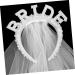 TOVINANNA Pearl Headband Veil Headbands for Women Veil Headpiece Veil Headband Mesh Wedding Veil Headband for Bride Hair Accessories for Women Wedding Headbands Women Hair Accessories - Buy Online on GoSupps.com