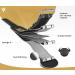 RDX Leather Weight Lifting Belt 4 & 6 - Adjustable Powerlifting Training Belt for Men & Women - Padded Strength Fitness Belt 2XL (39-44 Inch) - Black & Gold - Buy Online on GoSupps.com