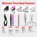 Revlon Comfort and Control Tweezer - Easy-to-Use Eyebrow Tool | Wide Grip | 1 count - Buy Online on GoSupps.com