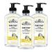 J.R. Watkins Liquid Hand Soap With Dispenser Moisturizing Hand Soap Alcohol-Free Hand Wash Cruelty-Free USA Made Liquid Soap For Bathroom or Kitchen Lemon 11 Fl Oz 3 Pack Lemon 11 Fl Oz (Pack of 3)