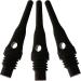 Viper Dart Accessory: Tufflex S.S. (Super Short) 2BA Thread Soft Tip Dart Points (100 and 1000 Packs) Black 100 Pack