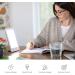 Verilux HappyLight Lumi Plus - UV-Free 10,000 Lux LED Light Therapy Lamp with Adjustable Brightness and Timer - Buy Online on GoSupps.com