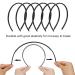 Buy Black 8mm Plastic Headband with Anti-Slip Teeth | Hair Accessories for Women & Girls - DIY Hair Bands - Buy Online on GoSupps.com