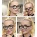 Eyekepper 4-Pack Women's Reading Glasses +2.5 - Chic Blue Light Blocking Computer Glasses for Eye Protection - Buy Online on GoSupps.com