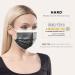 German Made 50pc Disposable Face Masks | CE Certified Type IIR | Breathable Triple Layer | 99.78% Filtration | Elastic Earloops | White Dots Design | Adults Size (17.5cm x 9.5cm) - Buy Online on GoSupps.com