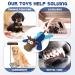 Iokheira Dog Toys - Squeaky Tug Toys for Large Medium & Small Dogs - Wrinkle Paper Stuffed Playtime Fun in Blue & Brown - Buy Online on GoSupps.com