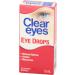 Clear Eyes Eye Drops for Dry Eyes & Redness Relief - 1 Count (15 ml) - Effective Eye Treatment for Reducing Redness - Buy Online on GoSupps.com