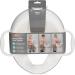 Nuby Easy Grip Safety Toilet Seat Trainer for Toddlers & Kids - White | Integrated Splash Guard | 2nd Stage - Buy Online on GoSupps.com