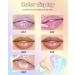 Buy Liquid Glitter Lip Gloss - Diamond Shiny Lipstick & Metallic Sparkling Glossy Lip Oil | Long Lasting Shimmer & Stain Tint | Perfect Christmas Makeup Gift for Women & Girls - Buy Online on GoSupps.com