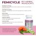 FEMICYCLE Herbal Supplement for Women PMS Hormonal & Menstrual Cycle Support Lodh Tree Ashoka Asparagus Licorice & Turmeric Period Wellness Formula 120 Vegan Capsules - Buy Online on GoSupps.com