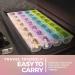 2 Pack Large Pill Organizer with Daily 4-Times-A-Day Compartments - BPA-Free & Portable Pill Box Case - Buy Online on GoSupps.com