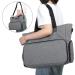 CURMIO Nurse Work Tote Bag with Padded Laptop Sleeve in Gray - Nursing Clinical Bag - Buy Online on GoSupps.com