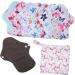Hemoton 7pcs Women's Bamboo Charcoal Cloth Panty Liners - Reusable Period Pads with Storage Bag - Buy Online on GoSupps.com