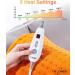 5 Year Warranty WOOMER Electric Heating Pad 12x24 - Back Pain & Cramps Relief - Moist Heat Therapy - Auto Shut-Off - Power Cords Storage - Pumpkin - Buy Online on GoSupps.com