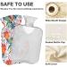 NAANLE 2L Hot Water Bottle with Ethnic Cover | Back Pain Relief & Heat Therapy | Transparent Design for Comfort - Buy Online on GoSupps.com