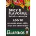 Dried Jalapeno Peppers - 6 oz Quart Jar for Cooking, Camping, Emergency Supply - Buy Online on GoSupps.com