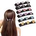 Braided Hair Clips for Women Girls  6Pcs Satin Fabric Hair Bands with 3 Small Clips  Triple Braided Hair Clip  Rsvelte Hair Clips with Butterfly for Sectioning A-6PCS