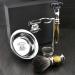 4 Pc Men's Shaving Kit - 3 Edge Razor Black Badger Hair Brush Stand & Stainless Steel Bowl | Perfect Grooming Gift - Buy Online on GoSupps.com