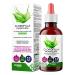 Chlorophyll Liquid Drops 100ml | Purified Chlorophyll Antioxidant & Detoxifying - Liver & Gut Colon Detox | Vegetable Glyceric Macerate | J.Armor Pharma