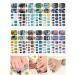 Kalolary Marble Toenail Stickers - 12 Sheets Self-Adhesive Nail Art Decals with Nail File | Perfect for Footnail Design & International Shipping - Buy Online on GoSupps.com