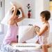 Amazinggirl 4er Set Quilted Microfiber Pillows 45x45 cm - Soft White Bed & Sleeping Pillows - Buy Online on GoSupps.com