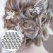 Luckious Rhinestone Hair Clips - Elegant Hair Diamante Accessories for Weddings and Special Occasions diamond - Buy Online on GoSupps.com