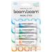 BoomBoom Nasal Stick | Vapor Flow Technology | Cool Refreshing Sensation | Natural Mood Boost | Simple Ingredients | Essential Oils + Menthol Inhaler (Mint Wintermint Tropical Spearmint) 4 Pack Variety