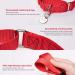 Adjustable Martingale Dog Collar - Durable No Escape Nylon for All Sizes (M - Red) | Perfect for Large Medium & Small Dogs - Buy Online on GoSupps.com
