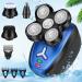 Head Shavers for Bald Men,Bald Head Shavers for Men,Electric Head Shavers for Men Cordless,Waterproof Wet Dry Mens 5 Head Electric Razor for Men Face Shaving,Man Electric Shaver Rotary Rechargeable 2022-bald shavers for me…