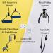 X-Hero Shoulder Pulley Exercise System for Physical Therapy - Metal Bracket Over The Door Pulley for Frozen Shoulder Rehab - Buy Online on GoSupps.com