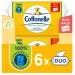 Cottonelle moist toilet paper of course nourishing - chamomile & aloe vera biodegradable plastic -free reclaimable duo pack 6 x 84 wet wipes
