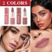 2PCS Mini Capsule Pills Lipstick Set Matte Lip Stain Long Lasting Waterproof Lip Gloss Kit Pill Shaped Lipstick Lip Balm Suit for Women Girls(01+03) - Buy Online on GoSupps.com