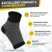 CAMBIVO Ankle Brace 2 Pairs for Plantar Plantar Sock & Ankle Support for Women & Men Foot Sleeve Compression Socks for Pain Relief Ankle Brace for Men Plantar Socks for Arch Pain X-Large Black - Buy Online on GoSupps.com