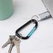 3 Aluminum D-Shape Carabiner Keychain Clip 12 Pack - Black - Buy Online on GoSupps.com
