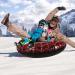 YKDIRECT 47 Inch Inflatable Snow Tube - Heavy Duty Winter Sled for Adults and Kids - Buy Online on GoSupps.com